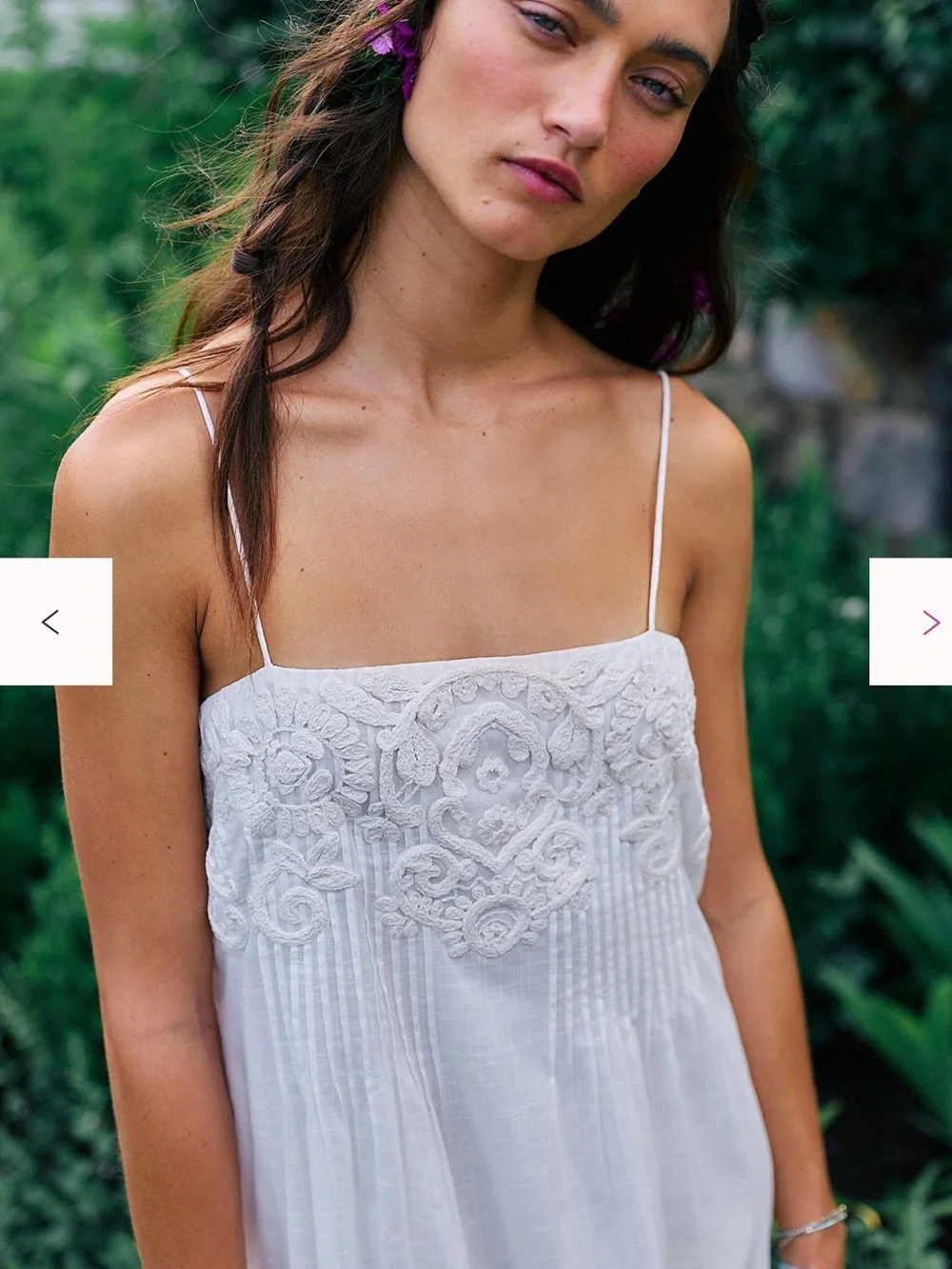 Free People Sky Dancing Midi Dress Medium Ivory NWT
